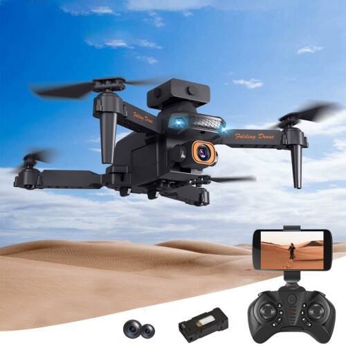Wamans Mini Drone με κάμερα FPV HD 1080P Τηλεχειριστήριο Παιχνίδια Δώρα για Αγόρια Κορίτσια με 2