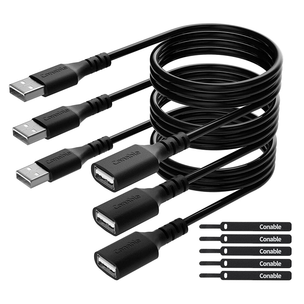 Usb 2.0 Extension Cable Type A Male To Female 2 Ft 3 Pack 917087687928