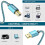 Printerkabel 1,8 meter, USB-printerkabel USB 2.0 Type A mannelijk naar B mannelijk, scannerkabel, snelle USB-printerkabel 2