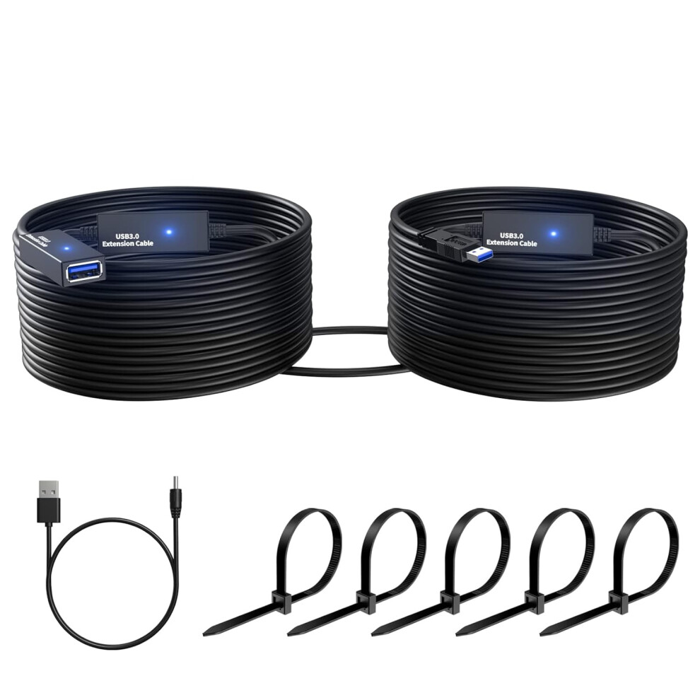 Usb 3.0 Active Extension Cable 50 Ft A Male To Female 917087689724