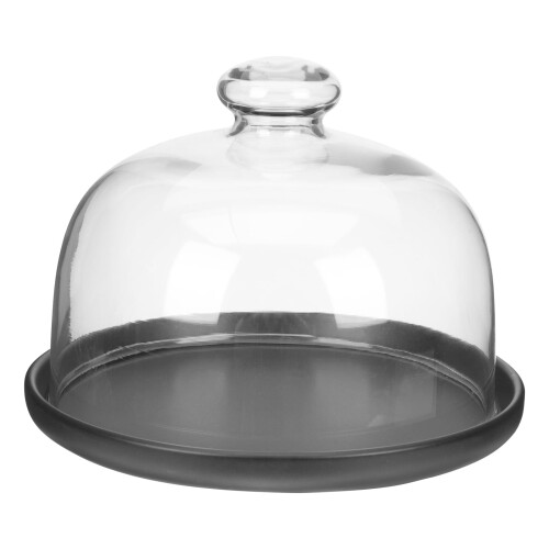 Ceramic dessert plate with lid 1 piece