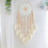 Dream Catcher Bead Wall Hanging Decor Black Leaf Bright 8
