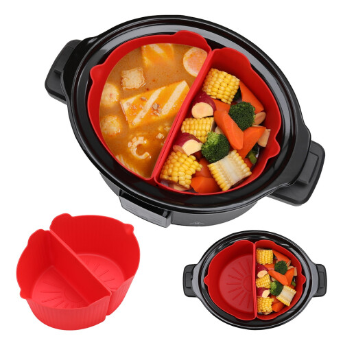 Silicone Slow Cooker Liner 6/7/8QT Leakproof Reusable