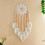 Dream Catcher Bead Wall Hanging Decor Black Leaf Bright 5