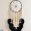 Dream Catcher Bead Wall Hanging Decor Black Leaf Bright 6
