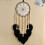 Dream Catcher Bead Wall Hanging Decor Black Leaf Bright 7
