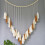 Handmade cotton macrame wall tapestry with wood beads and 3