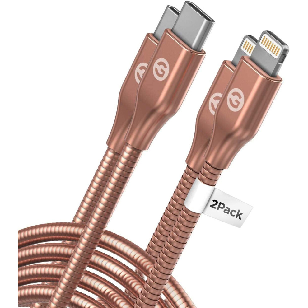 Lightning To Usb-C Cable Mfi Certified 2 Pack 917087699648