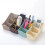 Rattan-Style Cosmetic Storage Box with Remote Compartment 4