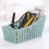 Rattan-Style Cosmetic Storage Box with Remote Compartment 7