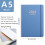 Giyblacko A5 planner notebook faux leather 180 sheets 2