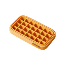 Ice lattice block mould container with storage