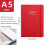 Giyblacko A5 planner notebook faux leather 180 sheets 4