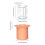 Silicone Ice Tray with Lid 40 oz Cylindrical 2