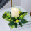 Artificial Eucalyptus Wreath Candle Ring 1 PC 3