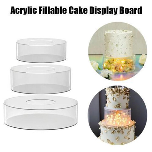 Cake Stand Round Square Hexagon Heavy Duty 3-Tier 2