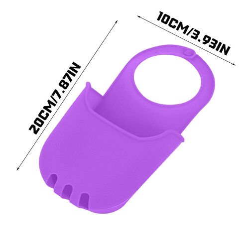 Kitchen sink hanging drain bag silicone 1 piece 1