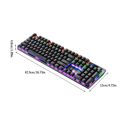 ZK3 gaming wired mechanical keyboard with RGB lighting 1