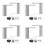 4X Window Air Conditioner Side Panels with Frame, Adjustable Insulation AC Side Panel,Frame Included 1