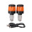 4Pcs Electric Scooter Handlebar Lights, LED Warning Light,Waterproof Turn Signal Lights 5