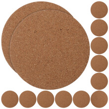 Cork Coasters Blank Round 30 pcs