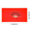 Cordon de sac rouge 3D Zeceouar pour festivals (1000 pièces) 2