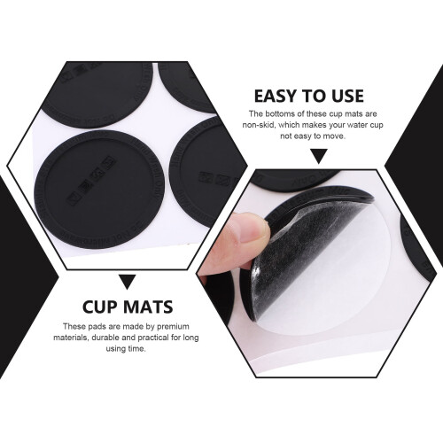 Silicone Non-slip Cup Mats 10 pcs 2