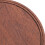 Round leather coasters for drinks, set of 4 5