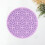 Silicone Heat Insulation Mat Retro Pattern Round 1pc 5