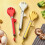 Pince alimentaire en silicone avec support et long manche (1 pièce) 1