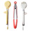 Pince alimentaire en silicone avec support et long manche (1 pièce) 5