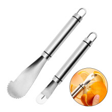 Orange peeler stainless steel long handle 1 or 2 pcs