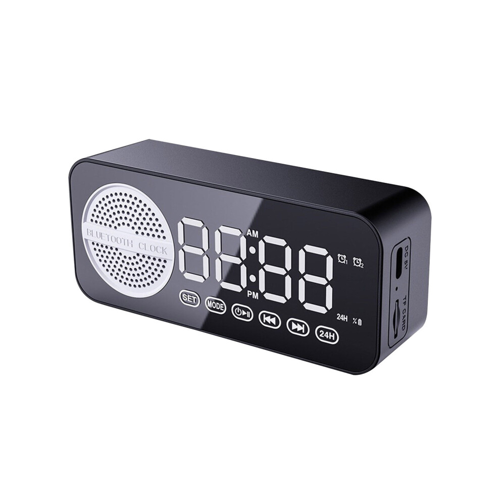 Zeceouar Bluetooth Alarm Clock Speaker Portable Mini 9178400367748