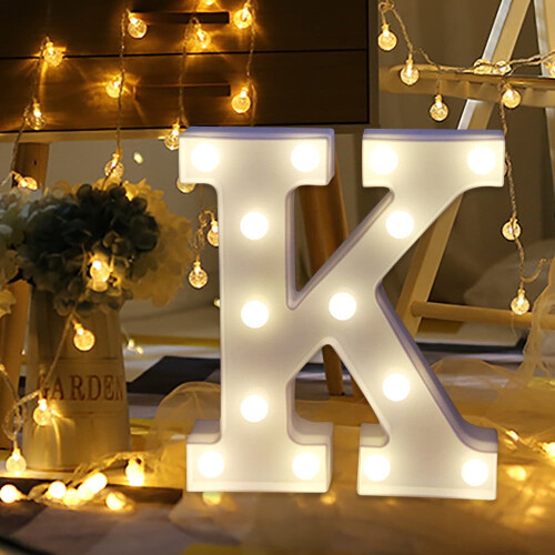 Hengsof LED Light-Up Letters A-M, Giant Marquee Sign for 1