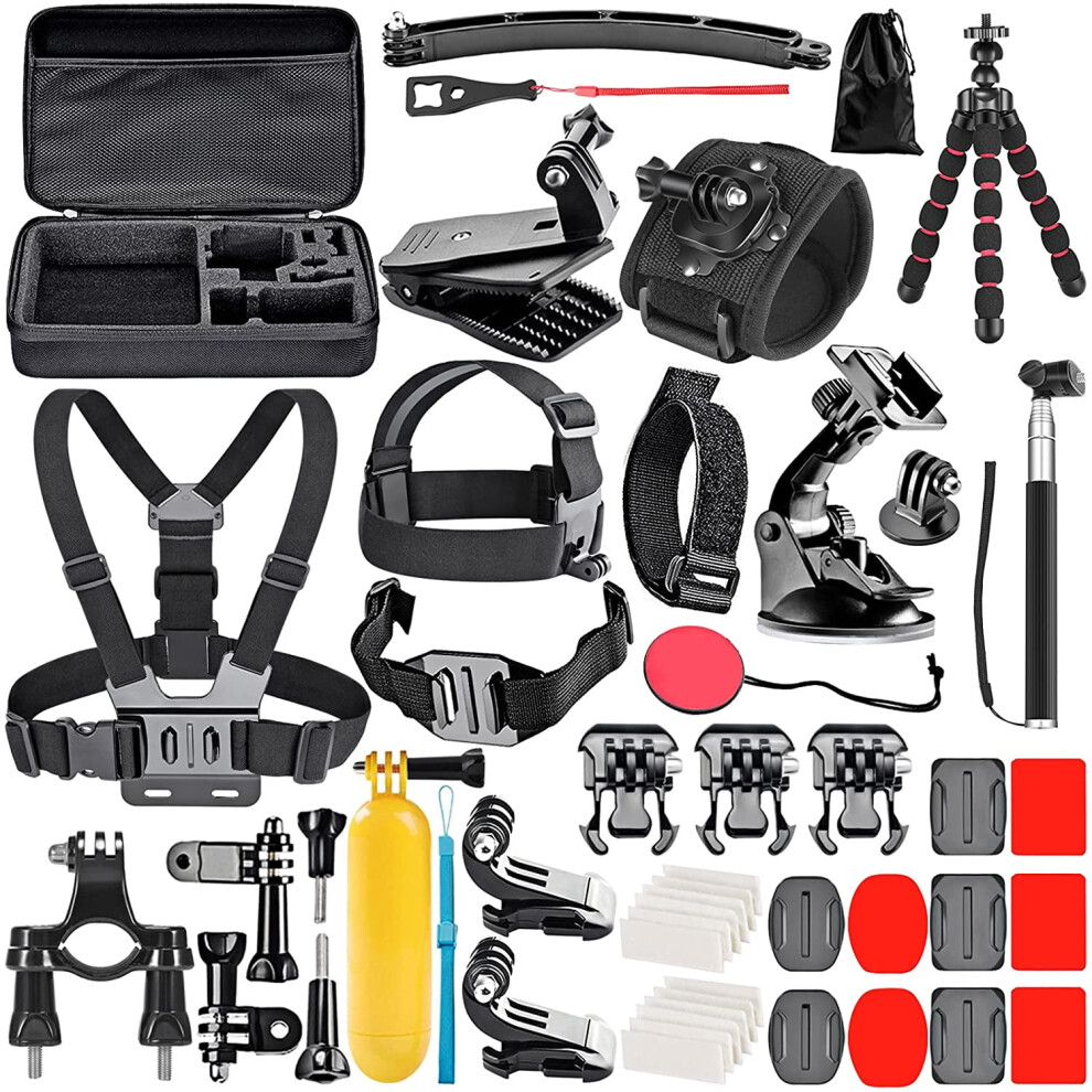 Action Camera Accessory Kit For Gopro Hero 12Â5, 50 Pcs 9336866938449
