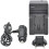 Canon DSLR Accessory Bundle with Batteries, Charger, 3