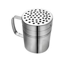 Tarro de acero inoxidable para especias, sal, azúcar y pimienta.