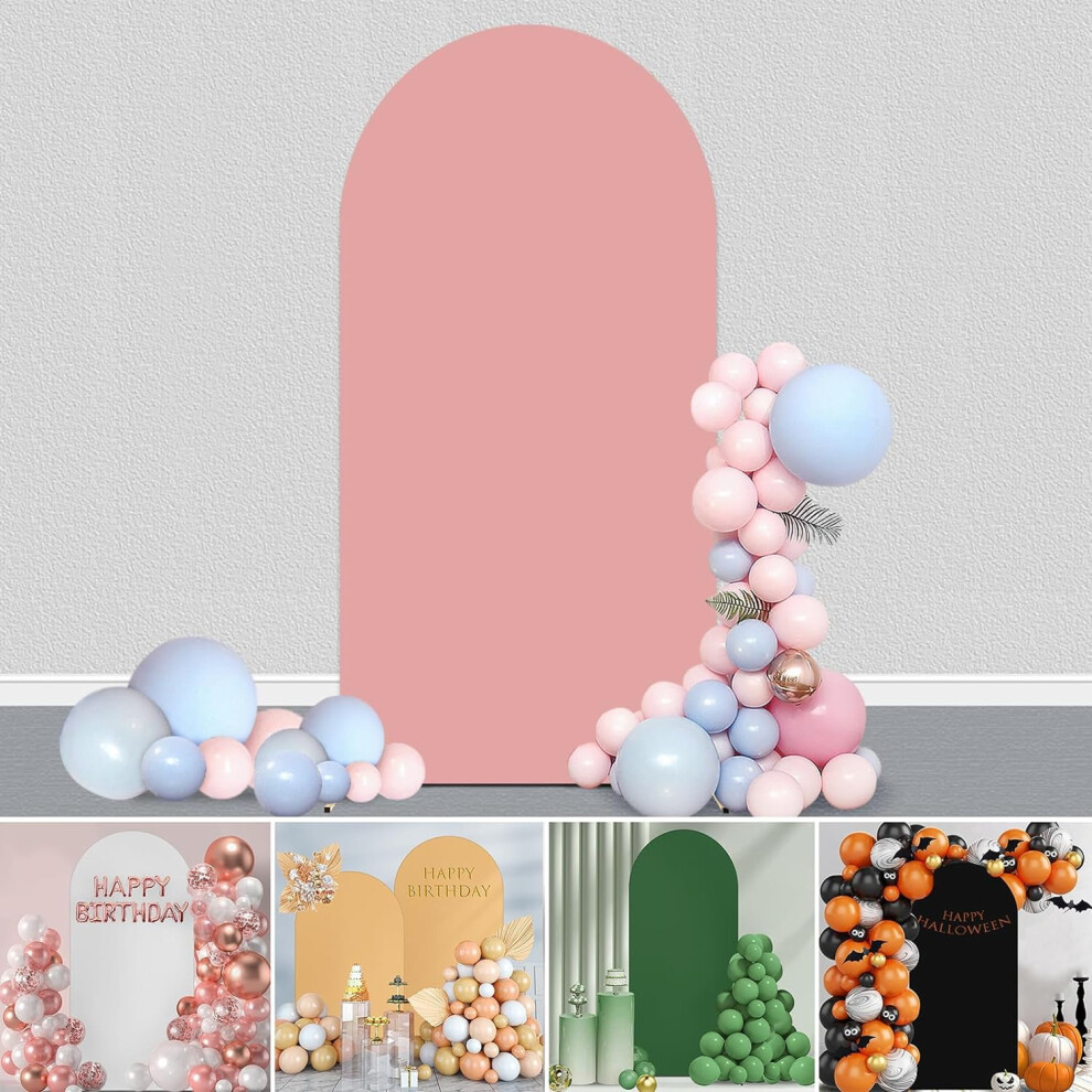 Arch Backdrop Cover Stretch Fabric Round Top 5.9Ft 9336866942002