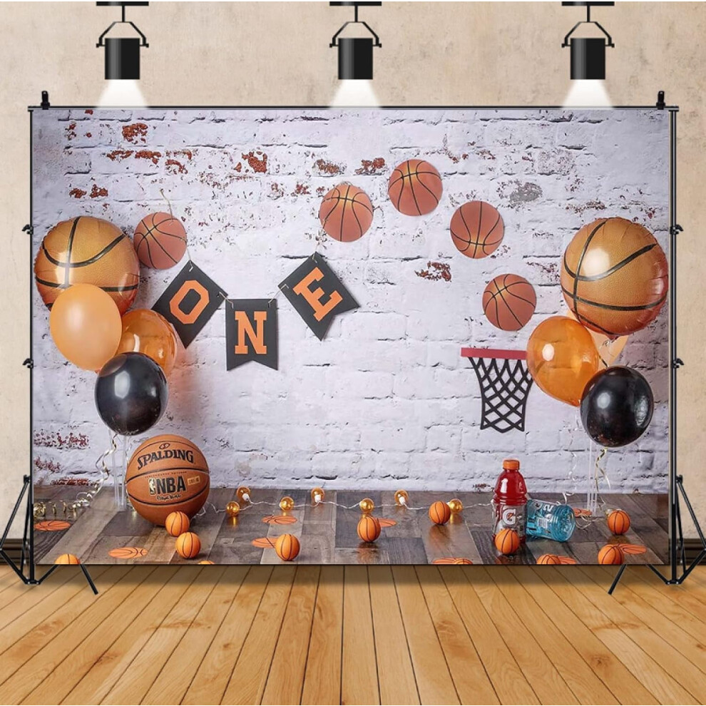 Ball Theme Photography Backdrop For Baby Boy's 1St Birthday 9336866941883