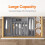 Cutlery Box Drawer Organizer Adjustable Width 1 Pack 4