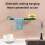 Plastic Wall-Mounted Towel Bar Rack Single 4