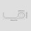 Plastic Wall-Mounted Towel Bar Rack Single 3
