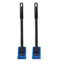 Giyblacko toilet brush set 2 pieces curved under-rim design
