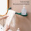 Plastic Wall-Mounted Towel Bar Rack Single 6