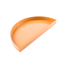 Bandeja para postres y joyas, resistente al polvo, diseño geométrico, 1 unidad.
