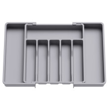 Cutlery Box Drawer Organizer Adjustable Width 1 Pack