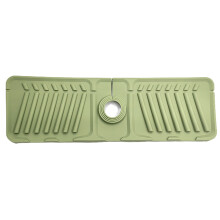 Tapis de robinetterie multifonctionnel - Tapis d'égouttage pour évier, protection de plan de travail, coussinet anti-éclaboussures en silicone