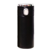 Gobelet isotherme Hesroicy 350/420 ml avec couvercle à clapet, affichage LED de la température, grande capacité, bouteille d'eau portable en acier