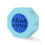 Mini Digital Timer LED Touch Control Octagon 1pc 1