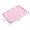 Non-Stick Silicone Ice Cube Tray with Lid 25 Grids 2pcs 8